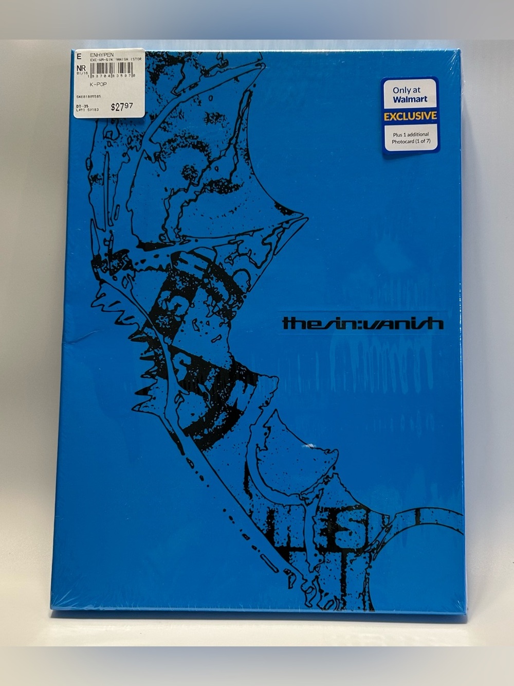 CD Enhypen 7th Mini Album the Sin: Vanish K-Pop Storm blue Walmart NEW